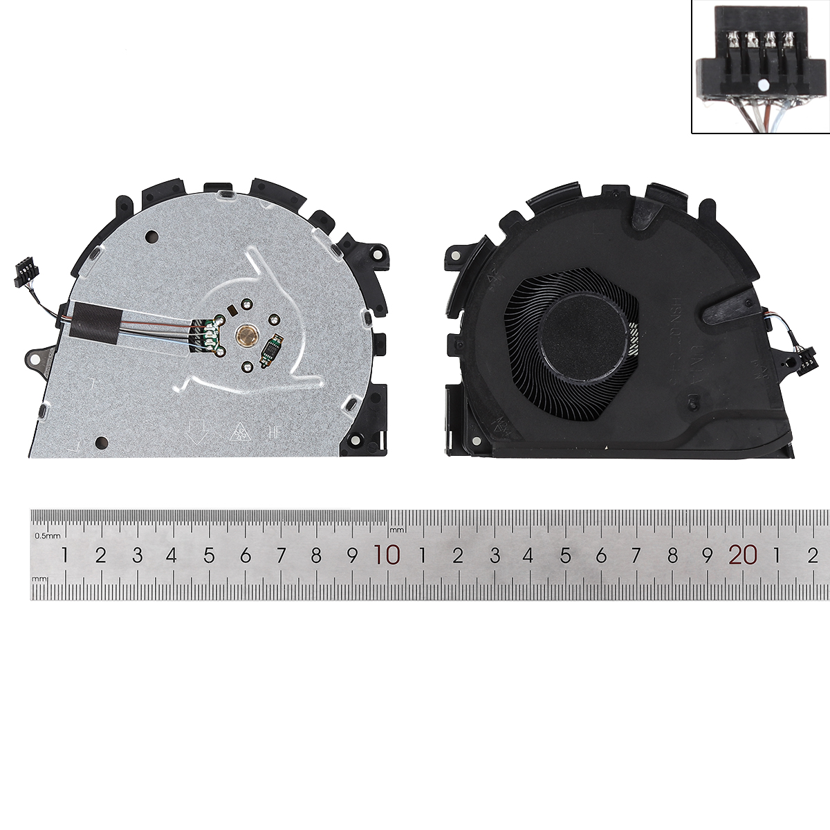 Picture of New Replacement CPU Cooling Fan For  HP Probook 440 450 455  640 650 G8  450 G9 M26014 HSN-Q27C（ORG）. HSN-Q27C Layout